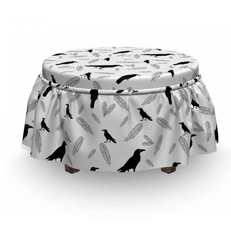 Bless international Ottoman Slipcover Wayfair